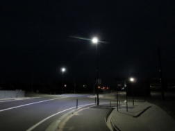 県道空港賀露線道路灯設置写真2
